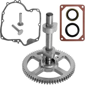 طقم إعادة بناء عمود الحدبات 84005207 793880 متوافق مع محرك B riggs& S tratton 215702 215705 Craftsman JD Troybuilt Hu sqvarna - استبدال طقم عمود الحدبات 97110 272475 حشية وختم زيت 795387 in Kuwait