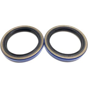 (Pack of 2) WPS Trailer Hub Wheel Double Lip Grease Seal 15192TB (10-60) 1.500'' x 1.987'' for 2000# Axles