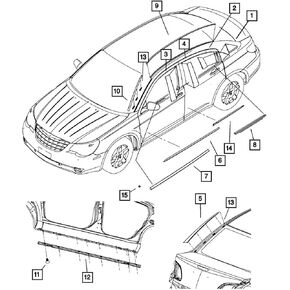 Mopar Performance 5116189AC MOPAR Applique