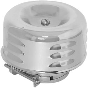 KA5003 Chrome Air Cleaner Louver Style for Single Barrel Carbs 2-5/16", Sold as Each in Saudi Arabia