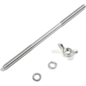 Air Cleaner Stud Kit,Carburetor Studs,Stainless Steel Air Cleaner Mounting Bolt, 5 Inch Air Cleaner Stud Compatible with Most Cars Trucks SUVs