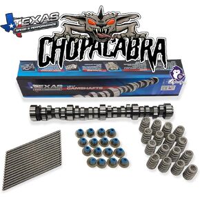 Texas Speed TSP Chopacabra Cam Kit with Springs Seals Pushrods LS Truck Camshaft 4.8 5.3 6.0 6.2 Vortec 1999-2013