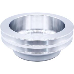 GSKMOTOR 2 Groove LWP Crankshaft Pulley For SBC SB Chevy 350 Double Groove Crank Pulley Long Water Pump