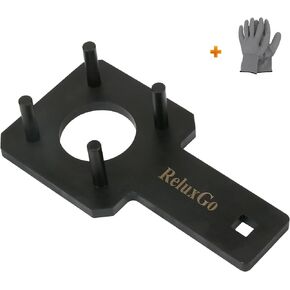 Crankshaft Pulley Holding Tool Crankshaft Vibration Harmonic Damper Holder Tool Crankshaft Wrench Crankshaft Holding Tool for VW Routan Dodge Chrysler Ram 3.6L replace 10198A