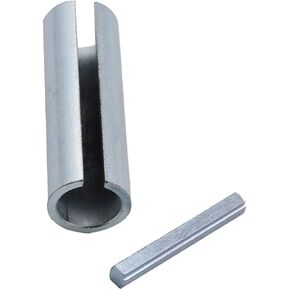 1" to 1-1/8 inch 1/4" Key Crank Shaft Sleeve Adapter for Gas Engine Pulley Bore Reducer Predator Sleeve Bushing W/Key