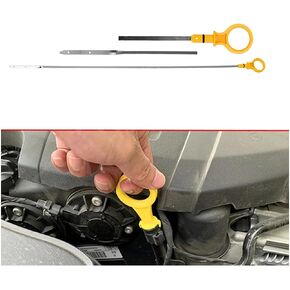 Engine Oil Dipstick, Oil Level Indicator for Car, Dip Stick for Checking Oil Fluid, Replacement OEM# CJ5Z-6750-A, Compatible with Many Vehicle Models, Automotive Accessories