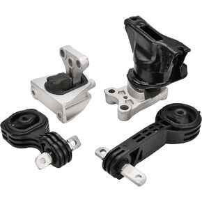 4PCS Engine Motor Transmission Mount Set Compatible with Honda Civic 1.8L 2006-2011 Auto Transmission Motor Mount Replace A4534 A4543 A4530 A4546