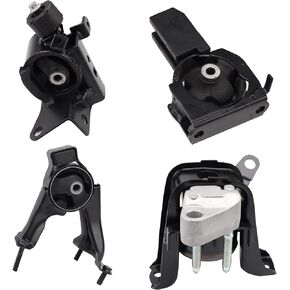 Engine Motor and Transmission Mount Kit Compatible with 2003-2008 Corolla 1.8L & 2003-2008 Matrix 1.8L & 2003-2008 Pontiac Vibe 1.8L Auto Transmission Repklace OE A4220 A4219 A4218 A4221 4pcs
