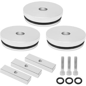 3PCS Billet Aluminum Freeze Plug Kit Replacement for Cummins Dodge Turbo Diesel 5.9L 12v/24v 1989-2007