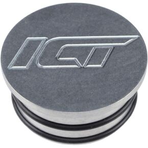 ICT Billet Duramax Turbo Diesel 2004.5-10 LBZ LLY LMM Mouth Piece Resonator Noise Reduction Plug Cover Cap 6.6L Seal Billet Aluminum Made in America ICT Billet 551503