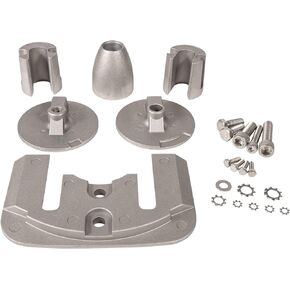 E-cowlboy CMBRAVO3KITA for Mercury Bravo 3 Stern Drives 2004 &Up Aluminum Anode Kit,Replaces OEM 888761Q02 888761Q04
