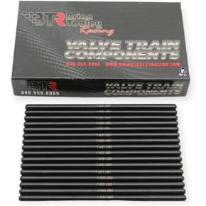 Brian Tooley BTR LS1 7.400'' Chromoly Pushrods 5/16 Diameter .080 Wall 4.8 5.3 6.0 LS6 LS2 LS3, (BTR-PR7400312-16)