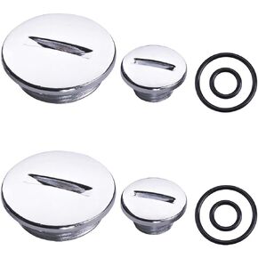 Two Set Of Quad Engine Stator Side Cover Caps W/Seals 50cc 70cc 90cc 110cc 125 cc Fit for ATV BMS Roketa Taotao SunL Coolster By OTOHANS AUTOMOTIVE