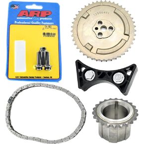 Michigan Motorsports Timing Chain Set with Cam Sprocket, ARP Cam Bolts, Crank Gear, Timing Chain, and Dampner Fits 4.8 5.3 5.7 6.0 LS1 LS2 LS3 LS6 L99 LS4 LS9 LSA LQ4
