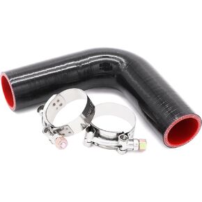 ID 3 inch to 4inch Straight Reducer Coupler Silicone Hose 4-Ply with 2PCS Stainless Steel T-Bolt Clamp