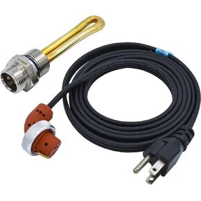 Zerostart 3500069 Engine Block Immersion Heater for Ford, Lincoln, Mercury, International/Navistar, John Deere, 27mm Thread | CSA Approved | 120 Volts | 1000 Watts