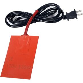 Rsept Engine Heater,Car Engine Oil Heater Pad,5.6 Ft Silicone Heater Pad with Heat Protector 120W Cord Length,Engine Heater Oil Pan Heater Pad Replacement Magnetic Block Heater (1 Pack)