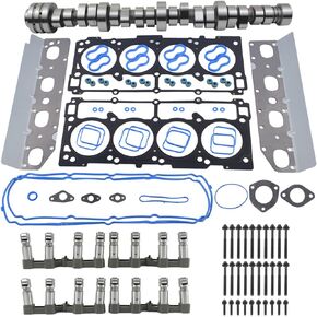 GELUOXI MDS Lifters Camshaft Kit Replacement for 2009-2018 Chrysler 300 Jeep Grand Cherokee Dodge Challenger Charger 5.7L V8 HEMI 53022372AA 53021726AE 53021726AD