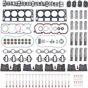 5.3 AFM DOD Lifters Camshaft Kit Head Gasket for 2007-2013 Buick Chevy Avalanche Silverado Suburban Tahoe Trailblazer Envoy Sierra Yukon 5.3L V8