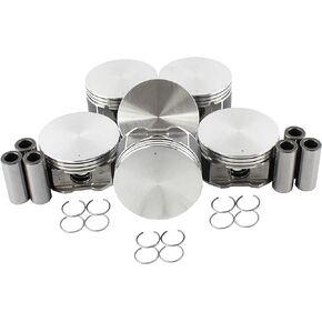 DNJ P1105 Standard Piston Set For 2002-2012 / Dodge, Jeep, Mitsubishi, Ram / 1500, Commander, Dakota, Durango, Grand Cherokee, Liberty, Nitro, Raider, Ram 1500/3.7L / SOHC / V6 / 12V / 226cid