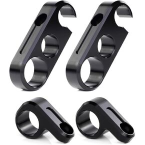 REARACE 4 Piece Aluminum Hose Clamp Set Compatible with 2015-2017 Slingshot Base/SL/SL LE, 2018-2019 Slingshot GT/S/SL/SLR