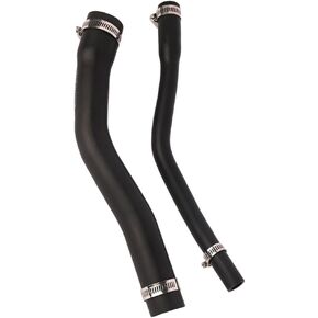 XTPTFABS Black Fuel Fill Vent Hose kit/Gas Hoses w/ 4 Clamps Compatible With 1997 1998 1999 2000 2001 Jeep XJ Cherokee JXJ JXJV,52100131AD, 52100132AB