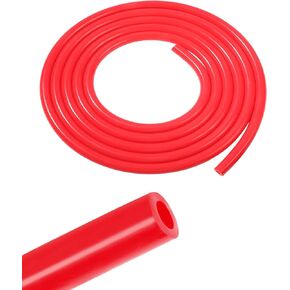 bylikeho 10Ft Vacuum Tubing,High Performance Silicone Vacuum Tubing Hose Line,Car Accessories 1/4" Inner Diameter Hose,Vacuum Lines Automotive,Applies to Most Cars Trucks (Red)