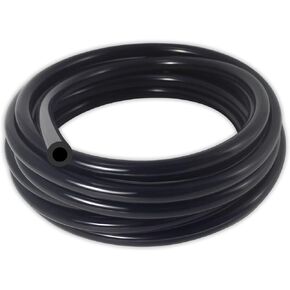 Vacuum Hose Automotive, 5 FT 5/32 Inch ID Vacuum Line, 130PSI Max Pressure Vacuum Lines Automotive, Silicone Vacuum Line with 10PCS Clamps