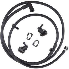 Gradora Windshield Washer Hose Jet Nozzles Kit Replacement for Fo-rd F250 F350 F450 F550 Super Duty 2011-2016 BC3Z-17K605-B BC3Z-17603-A bc3z17603a