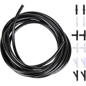 Premium Windshield Washer Hose Kit, 4 Meters/157.5 Inches with 12Pcs Hose Connectors for Car Windshield Washer Nozzle Installation in Kuwait