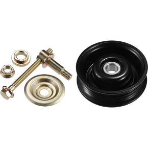 uxcell Drive Belt Tensioner Assembly Accessory Idler Pulley No.8844026100 for Toyota T100 1995-1998 Black Metal