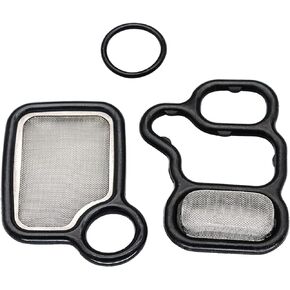 917-176 VVT VTEC Solenoid Gasket Valve Cover Set 3 pcs 15815-RAA-A02 Fits 2002-2015 Honda CR-V Accord Element Civic Si Fit Accord Crosstour,Acura RSX Base & Type S TSX RDX,15845-RAA-A01 91319-PAA-A01.