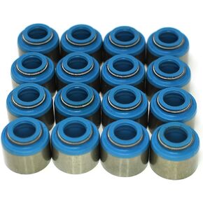 Aftermarket Positive Valve Stem Seals 11/32 X .530 METAL CLAD - Set of 16 Compatible with Viton SBC BBC SBF BBF
