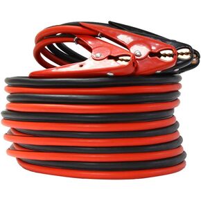 A ABIGAIL Heavy Duty Jumper Cables, Booster Cables 1 Gauge 800A 25 Ft Booster Jump Start Automotive Jumper Cables Kit for Car, SUV, and Trucks with Professional Clamps and Carrying Bag
