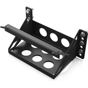 Metal Steel Battery Mounting Box Tray Bracket DIY,Easy Bolt-In Battery Tray,Overall Length - Fits up to a 10.63" × 7.06" × 7.5" Battery, Anti-corrosion, No Rusting
