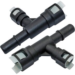 2Pcs Heater Hose Connector Fit for Cadillac Escalade, for Chevy Tahoe 800-414, 15055342, 19130058