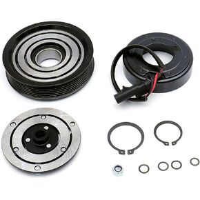 FKG AC Compressor Clutch Assembly Repair Kit CO 4785C Fit for 96-01 Dodge Dakota 3.9L, 96-02 Dodge Ram 1500 3.9L 5.9L with 16mm Ports, 94-01 Dodge Ram 2500 5.2L, 02-09 Dodge Ram 4000 5.7L