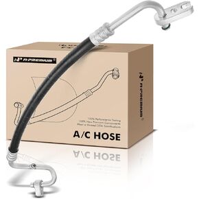 A-Premium A/C Discharge Line Hose Assembly Compatible with Chevrolet Traverse 2009-2012, GMC Acadia 2007-2012, Buick Enclave 2008-2012, Saturn Outlook 2007-2010, Compressor to Condenser