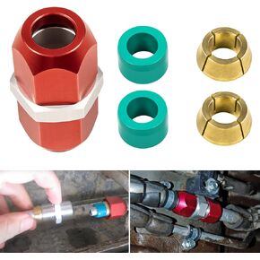 800-642 Line Splice Connector Splicer Coupler For 1/2'' Aluminum Lines, A/C Air Conditioning Repair Splice Connector (For 1/2'' Aluminum Lines)