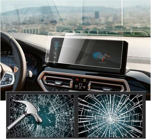 واقي شاشة متوافق مع شاشة عرض المعلومات المركزية BMW X3 2021-2024 مقاس 12.3 بوصة، HD شفاف مضاد للخدش، BMW X3 Sdrive/Xdrive 30i M40i in Kuwait