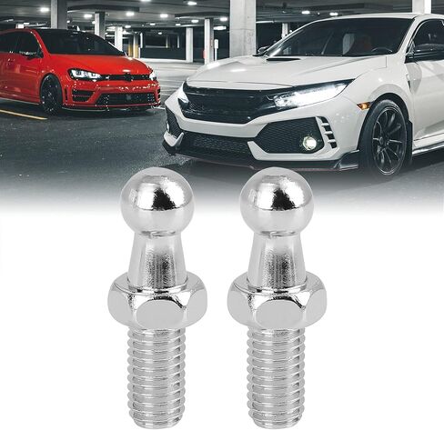 X AUTOHAUX 10 مللي متر M6 سيارة دعامة كبس بالغاز الكرة مسمار لرفع الغاز الربيع دعم 2 قطعة in Kuwait
