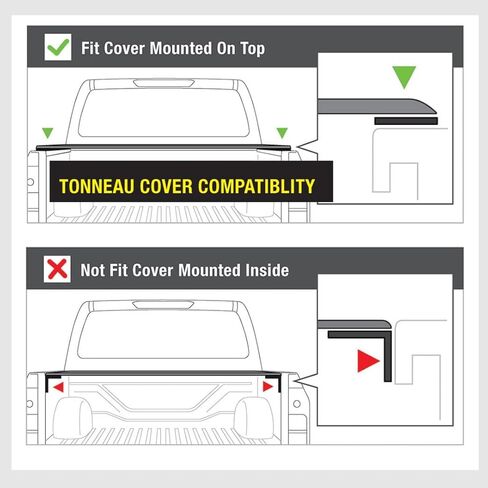 شريط رياضي أسود بدون حفر متوافق مع دودج رام 1500 وفورد F-150 وتويوتا تندرا in Kuwait