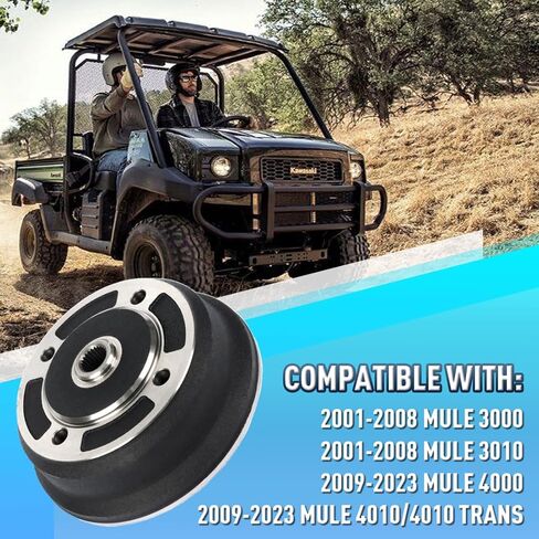 طبلة الفرامل الأمامية لـ Kawasaki Mule 3000 3010 4000 4010 2x4 4x4 OEM #41038-0034 41038-1345 41038-7501 in Kuwait