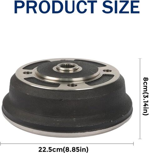 طبلة الفرامل الأمامية لـ Kawasaki Mule 3000 3010 4000 4010 2x4 4x4 OEM #41038-0034 41038-1345 41038-7501 in Kuwait