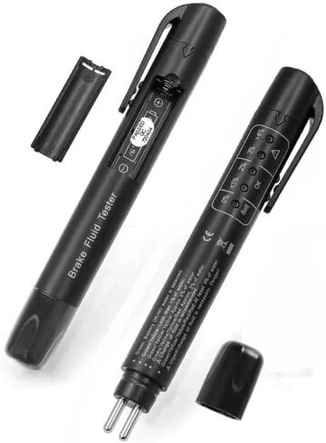 قلم اختبار سائل سائل الفرامل، أفضل أدوات تصنيع المعدات الأصلية مع 5 مؤشرات LED، تمت معايرته لزيت السيارة DOT 3 DOT 4 DOT 5.1، تأمين الفرامل الأمامية ومنصات الكسر الخلفية، أدوات OTC لسائل الفرامل dot 3 in Saudi Arabia