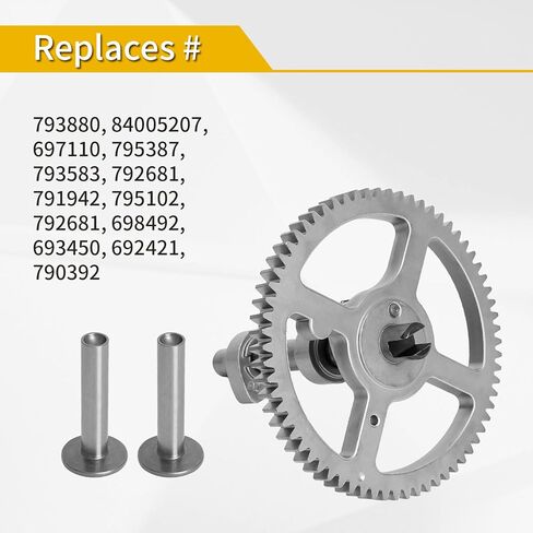 طقم إعادة بناء عمود الحدبات 84005207 793880 متوافق مع محرك B riggs& S tratton 215702 215705 Craftsman JD Troybuilt Hu sqvarna - استبدال طقم عمود الحدبات 97110 272475 حشية وختم زيت 795387 in Kuwait