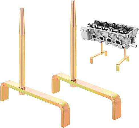 NYXOVA Cylinder Head Stands, 2pc Engine Cylinder Head Bracket with Tapered Mandrels, Cylinder Head Work Stand Set for Engine Maintenance and Storage in Saudi Arabia