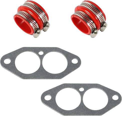 Dual Port Intake Installation Kit, Urethane, Red Boots, Compatible with Dune Buggy in Saudi Arabia