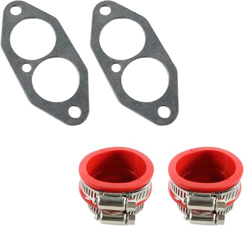 Dual Port Intake Installation Kit, Urethane, Red Boots, Compatible with Dune Buggy in Saudi Arabia