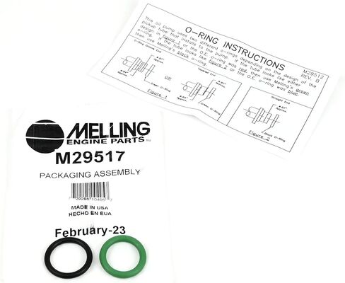 Melling M29517 أختام حلقة لاقط مضخة الزيت لمحركات LS 4.8 5.3 5.7 6.0 6.2 LS1 in Kuwait